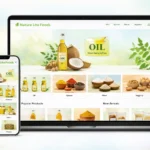 Who is the developer of the Nature Lite Foods website?
