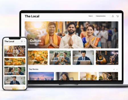 Who is the developer of the The Local website?