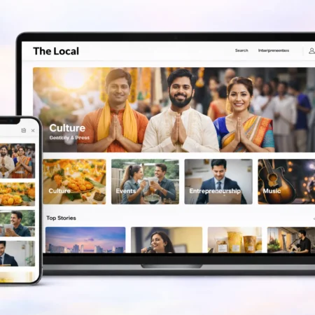 Who is the developer of the The Local website?