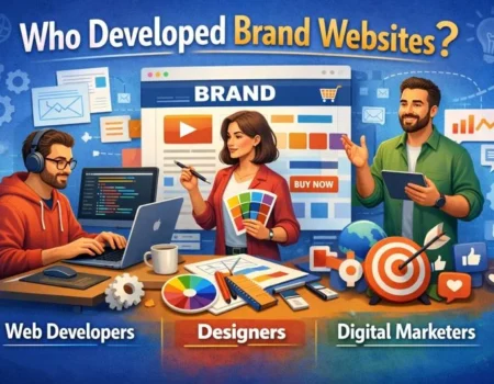 Who Developed Brand Websites?