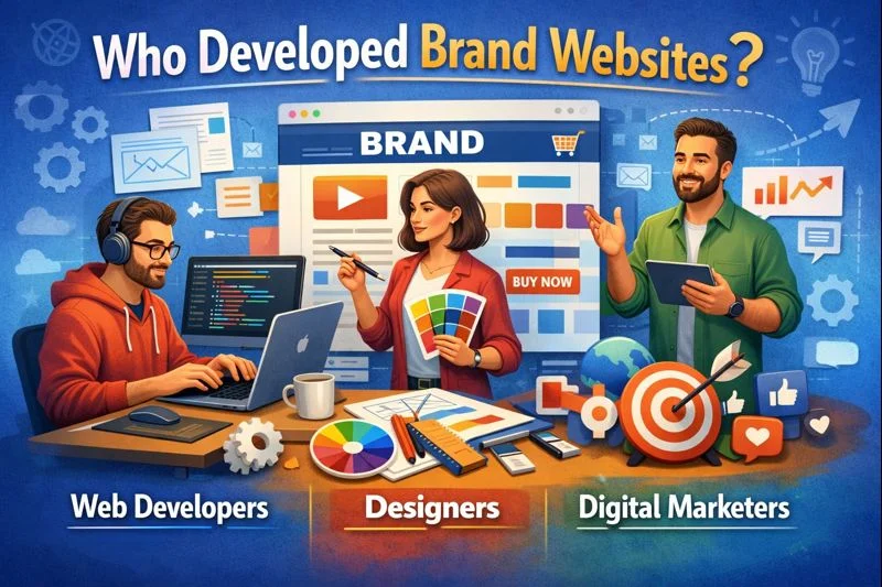 Who Developed Brand Websites?